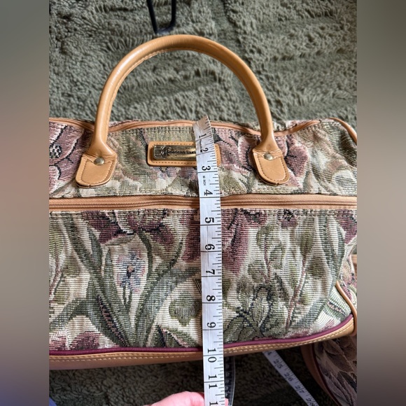 Vintage Floral Tapestry American Tourister Train Case & Duffel Bag Set - Picture 12 of 16